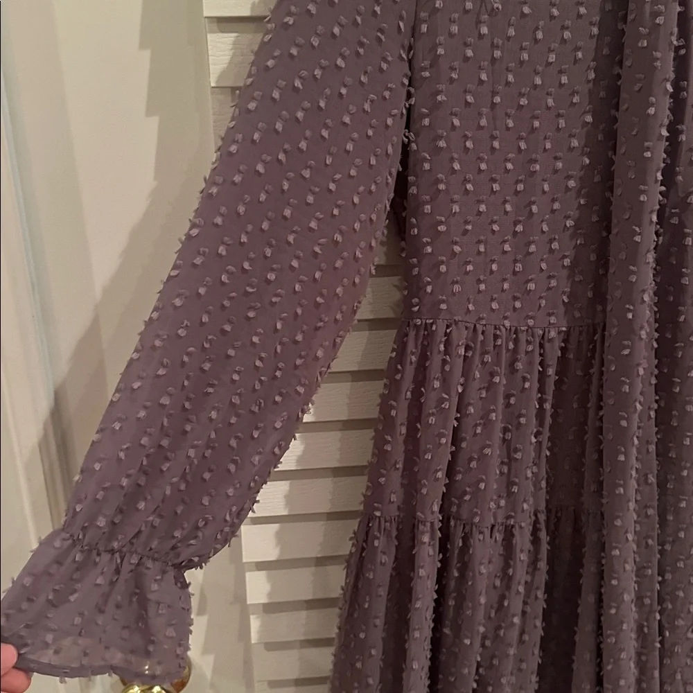 Dainty Jewells Lavender Long Sleeve Dress - Picture 2 of 6